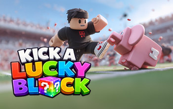 Kick a Lucky Block Logo